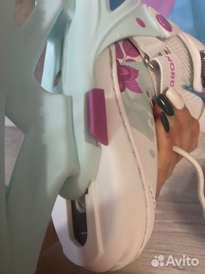 Коньки детские раздвижные р.26-31