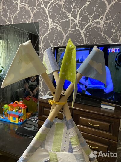 Детский домик вигвам хлопок