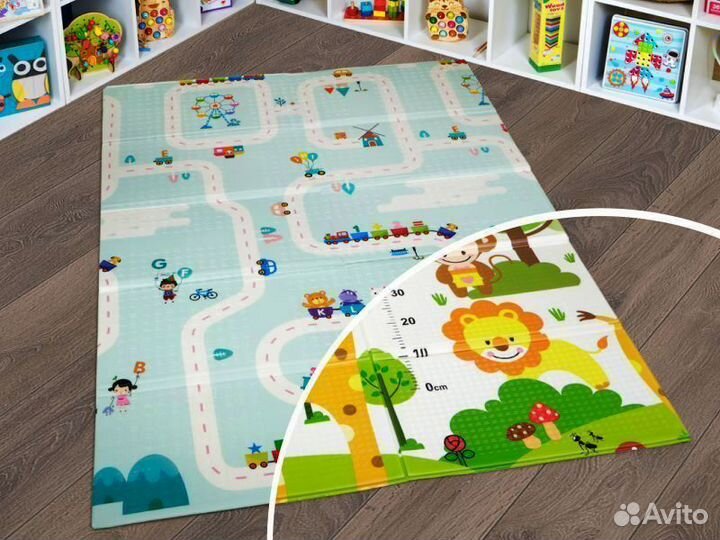 Детский коврик для ползания новый