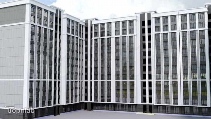 1-к. квартира, 46,4 м², 3/12 эт.