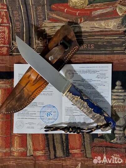 Нож WK7custom elmax Матовая Полировка Гибрид