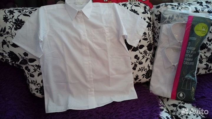 Новая Блузка(3 штуки) marks spencer на 13л.р.158