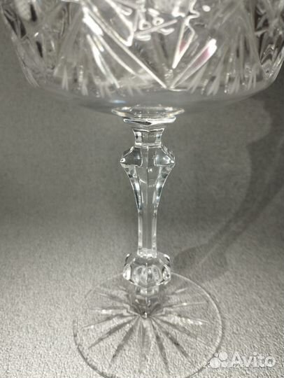 Хрустальная ваза для варенья СССР