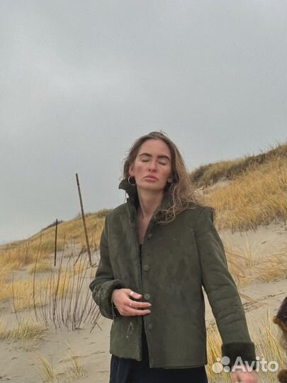 Винтажная дубленка