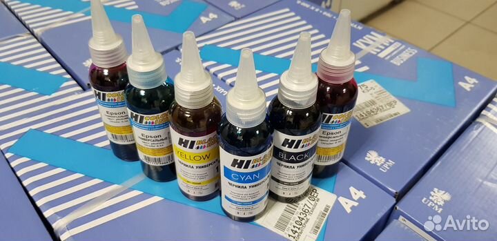 Чернила 100мл epson HP Canon Brother