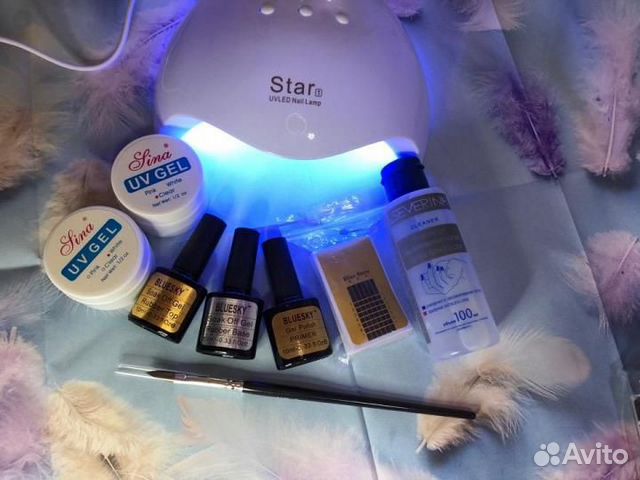 Набор для наращивания ногтей с гелем