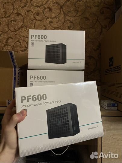 Новый блок питания Deepcool pf600 (600w) 80+