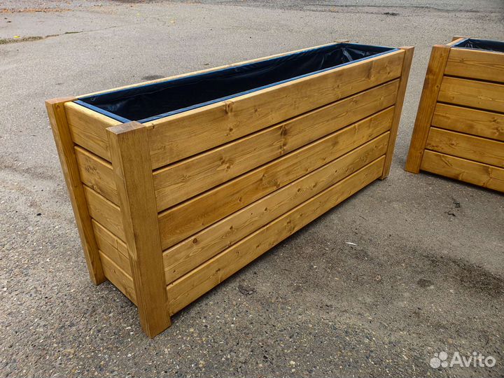 Деревянные кашпо