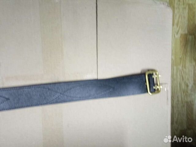 Мужской кожзаменитель ремень черный