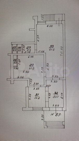 Видовое помещение на 1 линии, 153.5 м²