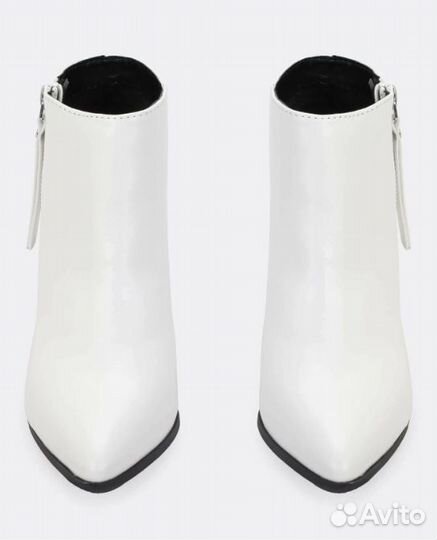 Остроконечные ботильоны С массивным каблуком И мол