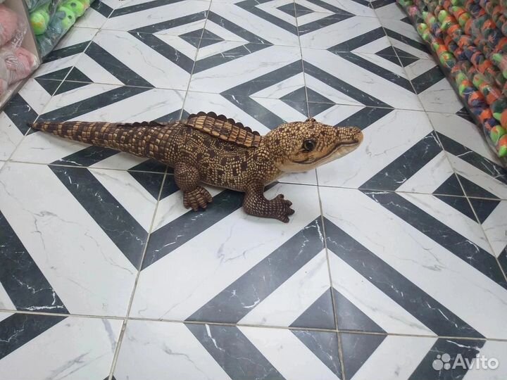 Мягкая игрушка крокодил 80 см