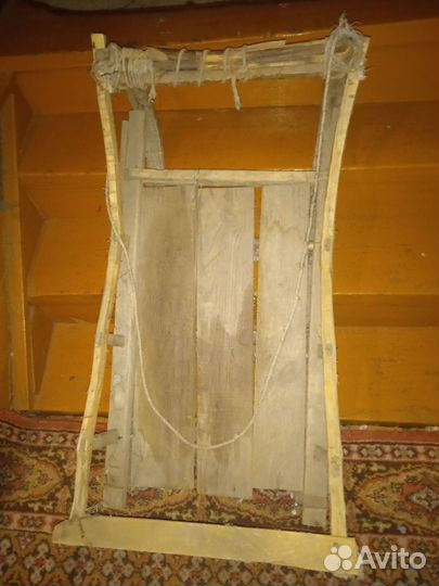 Сани деревяные