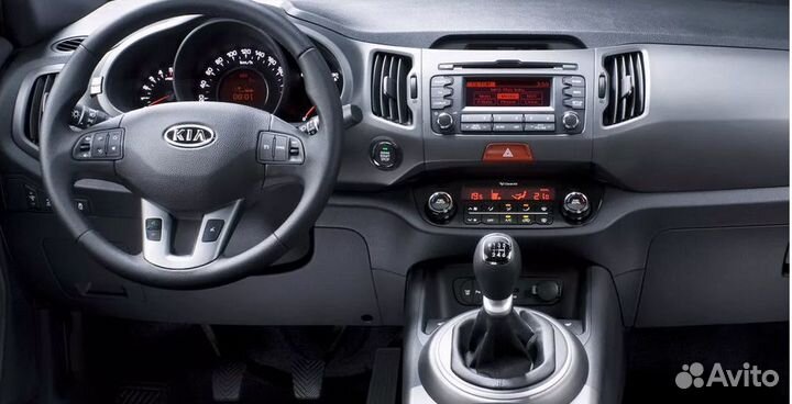 Переходная рамка KIA Sportage 10-15 2DIN / салазки