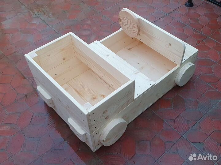 Деревянная машинка пикап