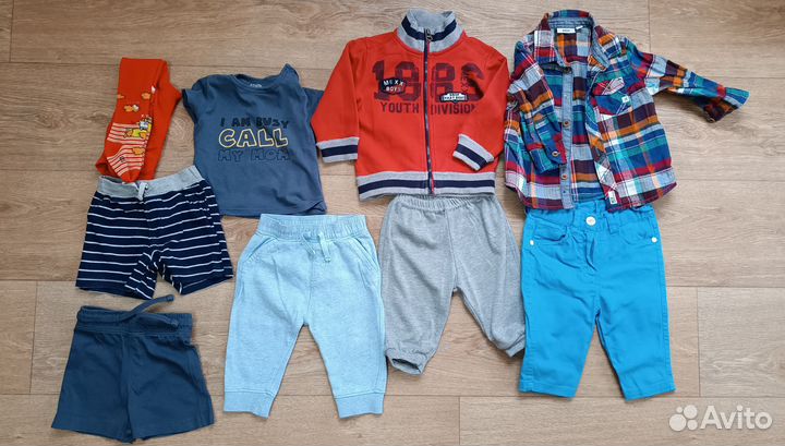 Детская одежда пакетом для мальчика 68-74 размер