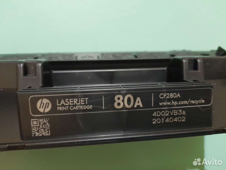 Картридж оригинал HP 80А новый