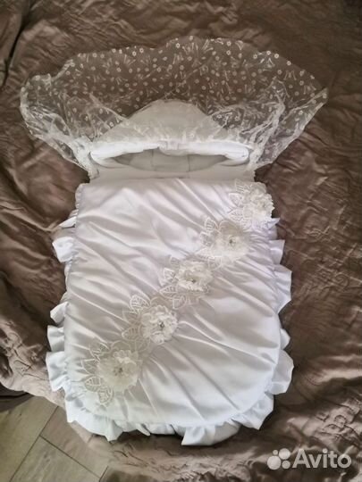 Конверт на выписку летний для девочки