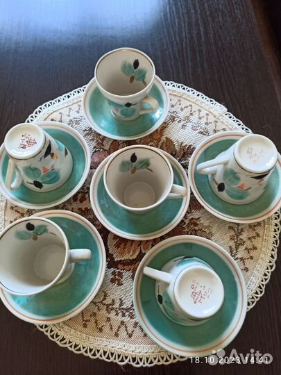 Кофейные чашки с блюдцами СССР
