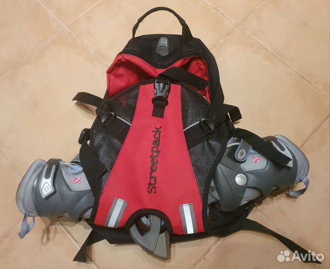 Роликовые коньки 37 размер + рюкзак