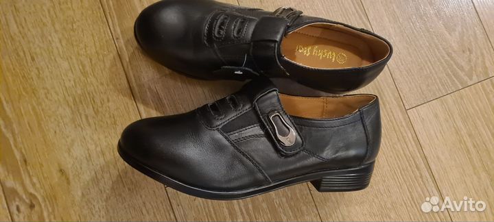 Туфли нов, р. 38 lucky star нат, кожа