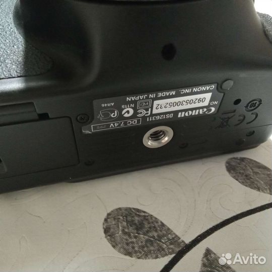 Фотоаппарат canon 600d (rebel t3i)