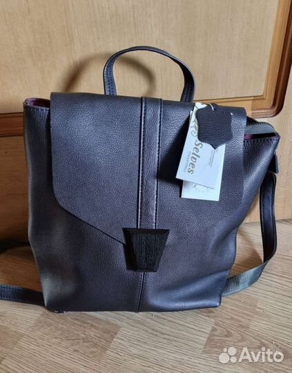 Рюкзак женский кожанный новый