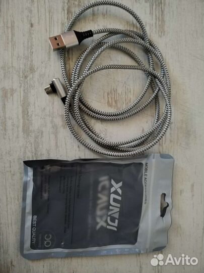 Кабель micro usb угловой 90