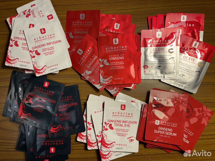 Erborian кремы ginseng для лица и глаз. Оригинал