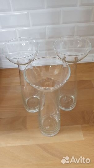 Ваза для гиацинтов 3шт