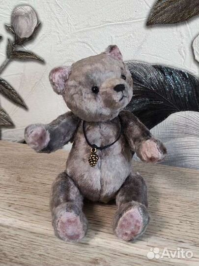 Мишка опилочный винтажный