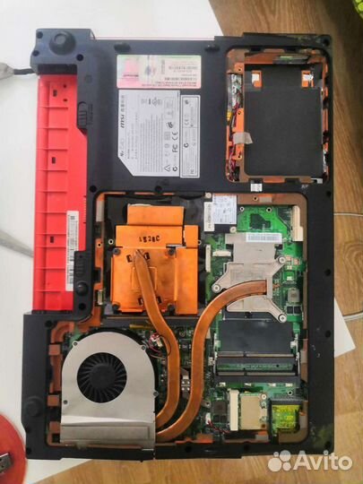 Ноутбук Msi gx640 core i5