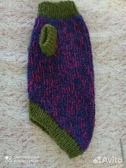 Вязаные вещи для собак мелких пород