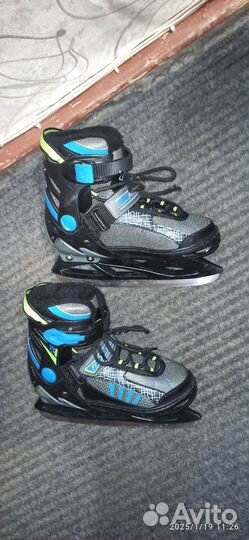 Коньки детские раздвижные 31-34размер