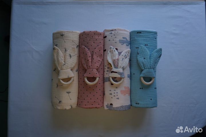 Плед муслиновый дышащий 120х90см