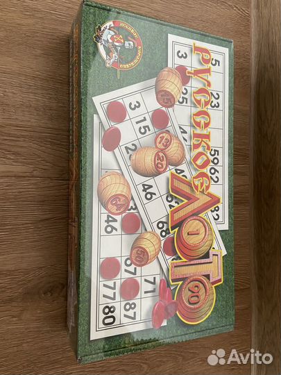 Русское лото настольная игра