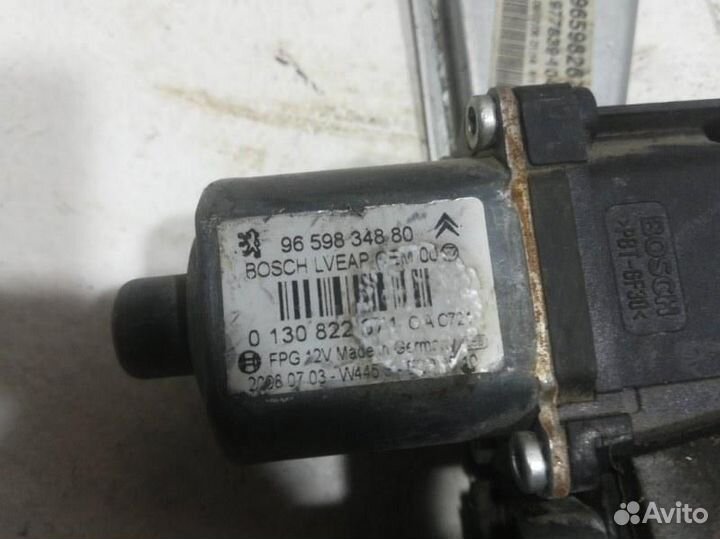 Стеклоподъемник задний левый Peugeot 308