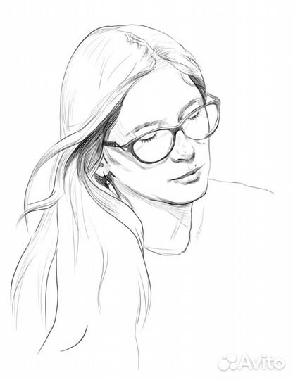 Диджитал портрет по фотографии