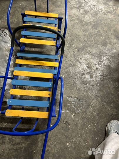 Санки для двоих детей