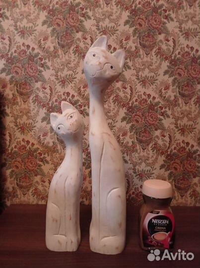 Интерьерные фигурки двух котиков пр-ва Германия
