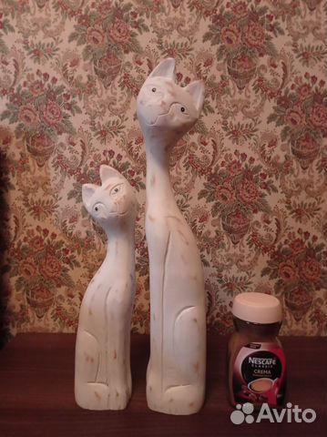 Интерьерные фигурки двух котиков пр-ва Германия