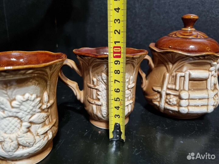 Сервиз керамический с подсолнухами