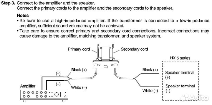 Звуковой трансформатор TOA MT-200 EU Япония