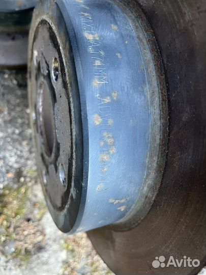 Задние тормозные диски тойота раф 4 поколение lV