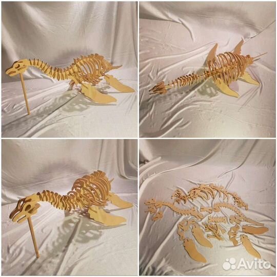 Динозавры 3D пазлы