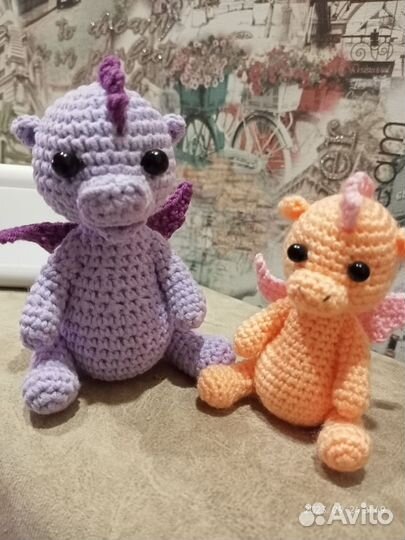 Дракончики крючком