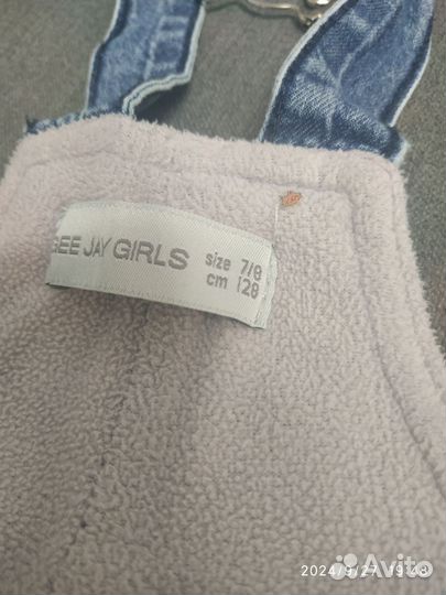 Комбинезон джинсовый на девочку