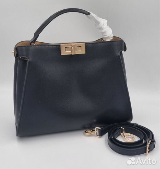 Сумка натуральная кожа новая черная