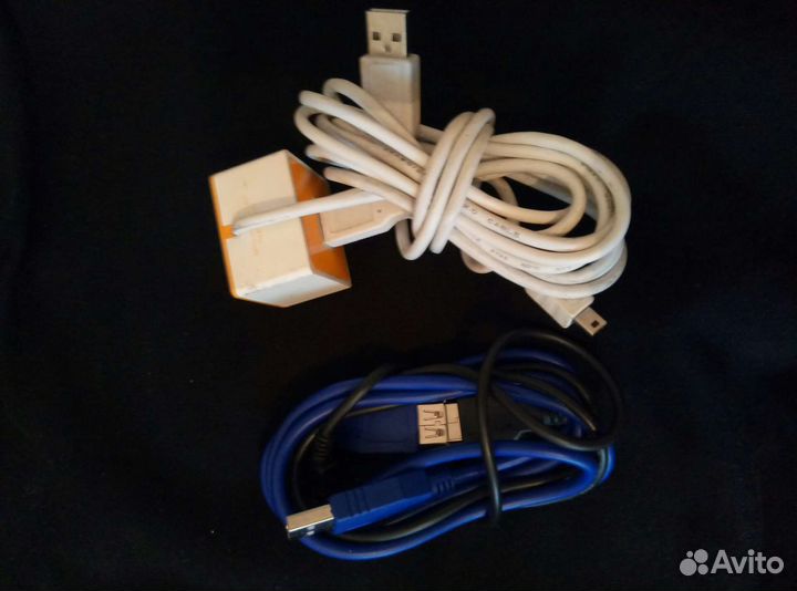 Удлинитель USB папа/мама + USB /mini USB ps3, psp
