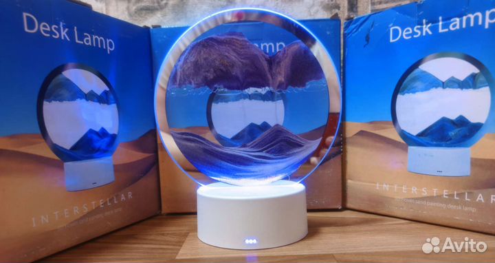 Светильник ночник живая 3D Картина Зыбучие пески